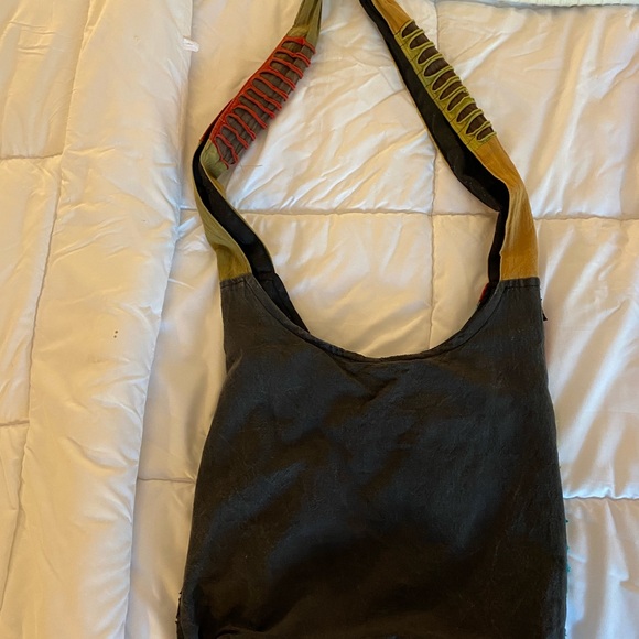 Colorful Patchwork Shoulder Bag - Picture 3 of 8